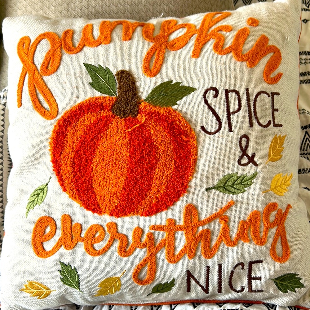 fall decorative pillow